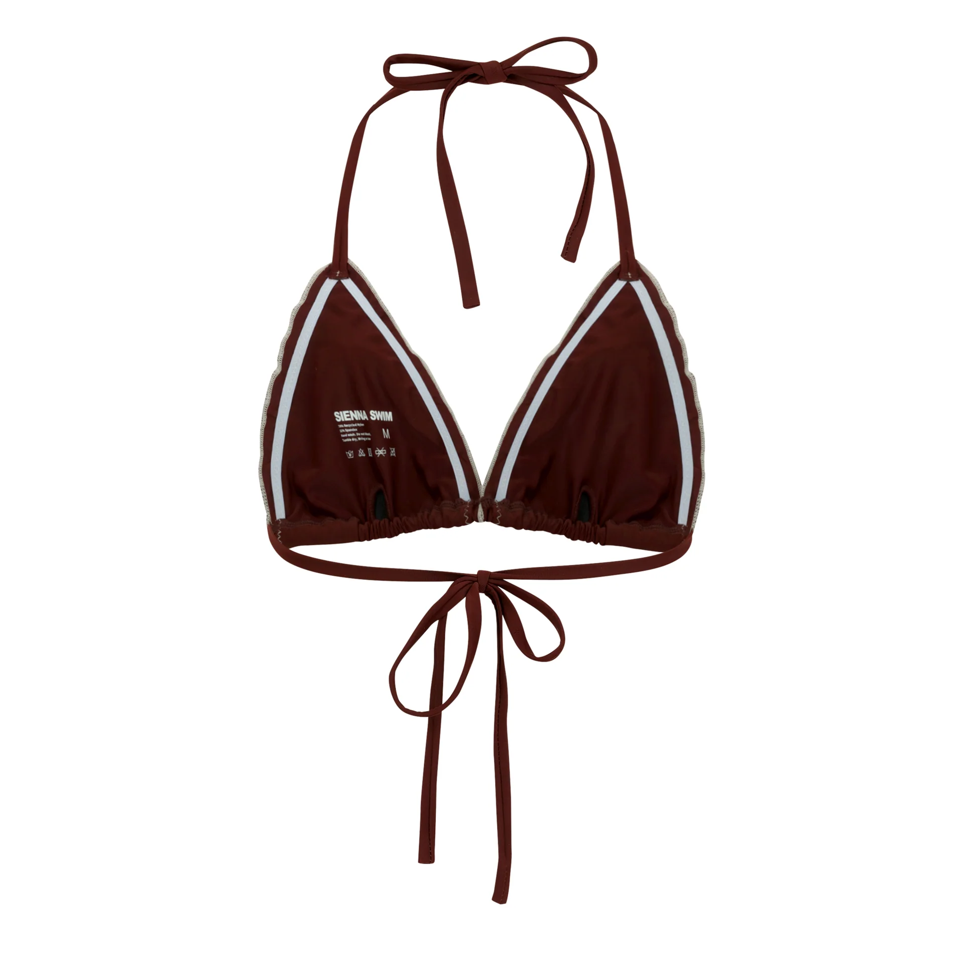 Bows Top - Chocolate with cream bows - Image 2