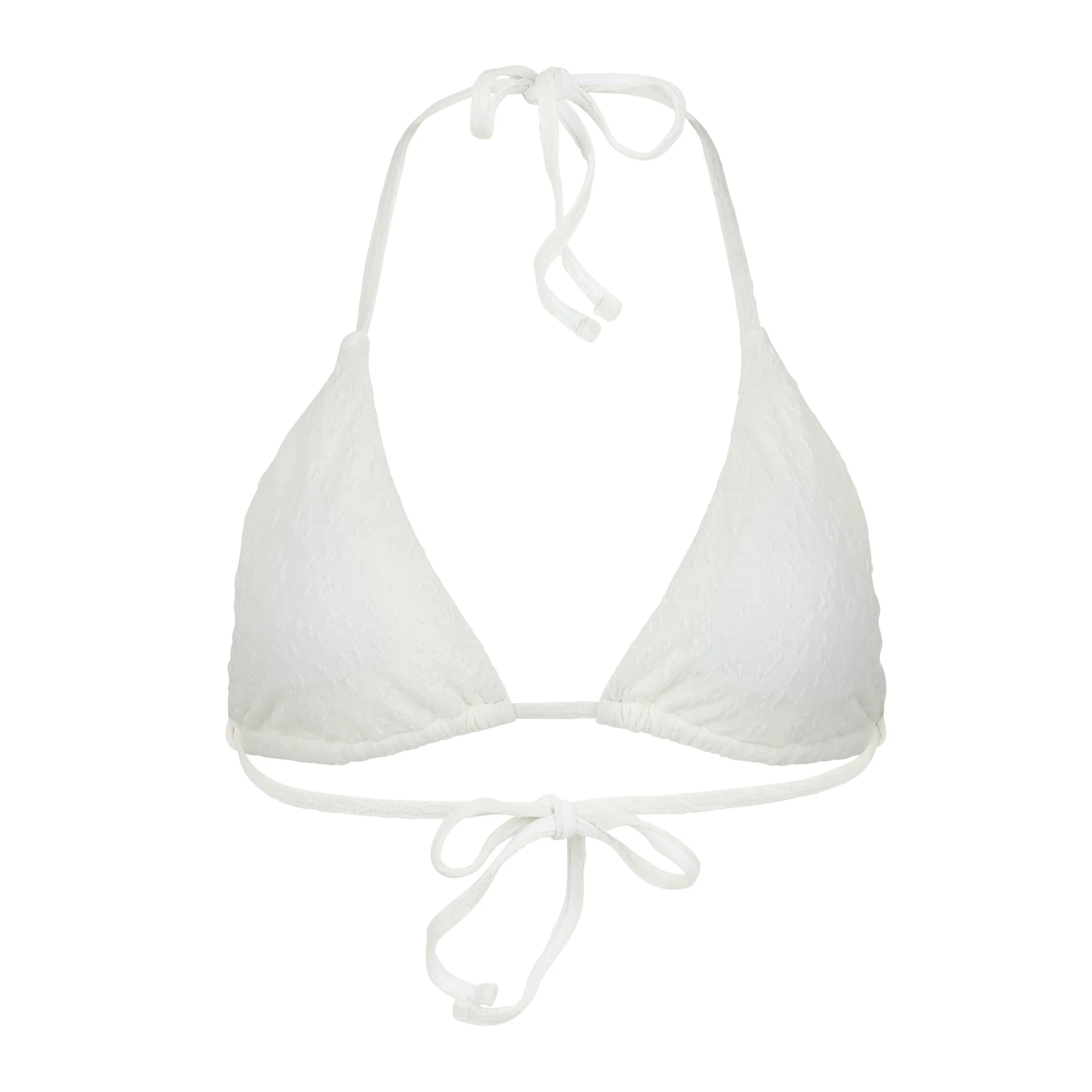 Nalo Top - Textured Floral / Cloud White - Image 2
