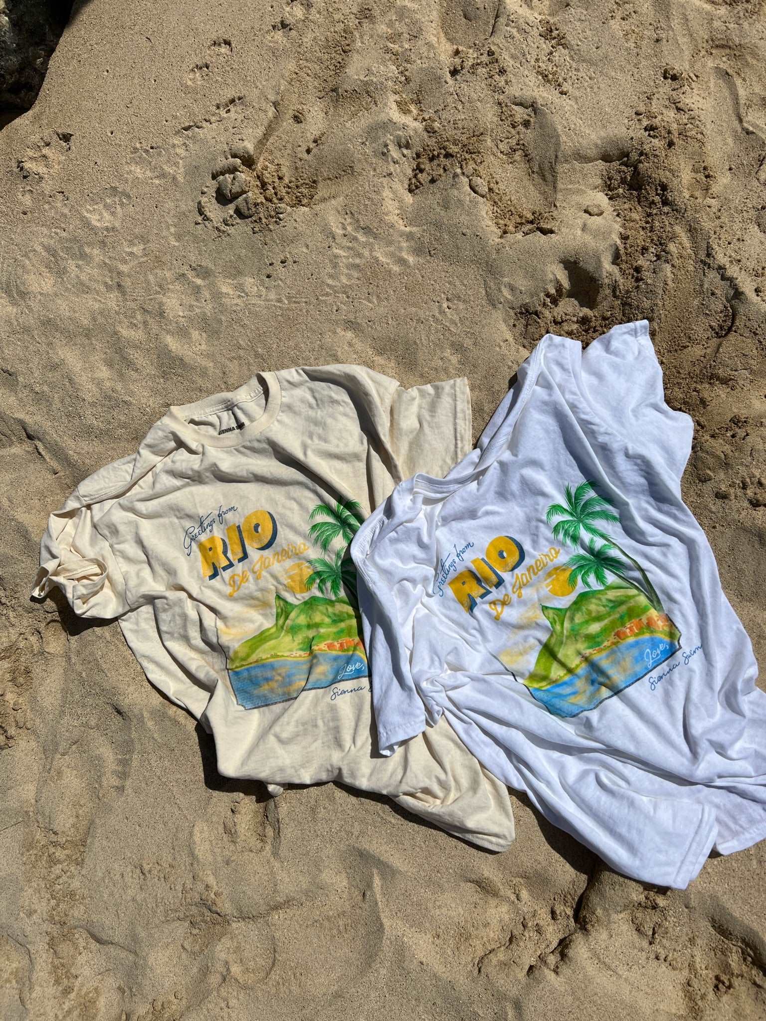 Outerwear: "Postcards from Rio" oversized t-shirt - Image 4