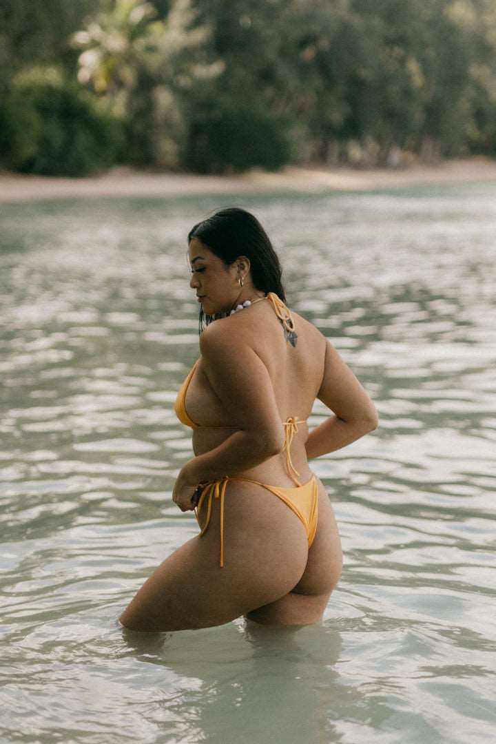 [last chance] Tulum Tie Bottom - Mango - Image 4